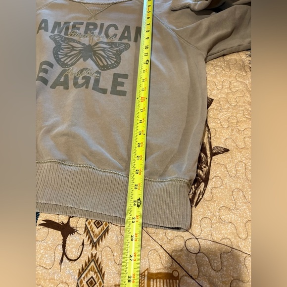 AE Outfitters Seriously Live in butterfly graphic Crewneck sweatshirt - Picture 7 of 9